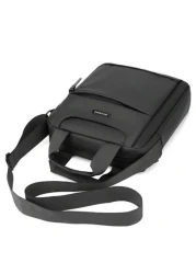 حقيبة كتف/عبر الجسم متعددة الوظائف مقاومة للماء، حقيبة يد عمل بسيطة، حقيبة سعة كبيرة مربعة الشكل، حقيبة نايلو