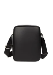 Men Bag Shoulder Bag Crossbody Bag Lychee Pattern Large Capacity Work Bag Weekend Travel College Bag For Books Multi Functional University Bag Casual Thanksgiving Purse Bag PU Material Crossbody Bag C