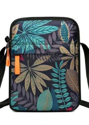 حقيبة ظهر رجالية جديدة من قماش القنب النايلون، حقيبة صدر للرياضة والسفر، حقيبة كتف عبر الجسم، حقيبة جامعية لل