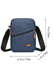 Korean Version Of Leisure Large Capacity Multi Layer Waterproof Crossbody Bag Oxford Cloth Bag Business Bag Collection Wallet Christmas Fall University Sling Bag Cross Body Bag Side Bag Gifts Boyfrien