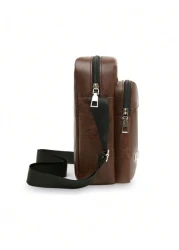 1pc Brown Solid Color Shoulder Crossbody Bag Stylish And Suitable For Daily Business And Commuting Bag Commute Teenagers Freshmen High School University Practical Stylish Sling Bag Cross Body Bag Ches