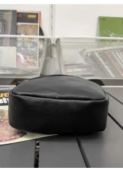 peach tree Solid Peach Color PU Mini Crossbody Bag Christmas Men Bag Vacation Travel Essentials Dad Gifts Retro Bag Vintage Shoulder Bag Messenger Bag Tote Bag Side Bags For Men Funny Gifts Gifts For