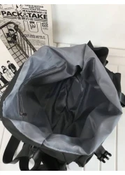 Lightweight Business Casual Medium Messenger Bag Release Buckle Decor With Bag Charm Badges For Teen Girls Women College Students Rookies White collar Workers Perfect for Office College Work Business