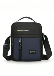 1pc Zipper Closure Men s Handbag New Style Fashionable Crossbody Bag Small Square Bag Can Be Carried On Shoulder Crossbody Hand Held Shoulder Strap Adjustment Buckle Practical Pull Head Waterproof And