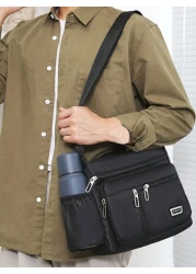 New Multifunctional Leisure Bag Large Storage Tools Canvas Bag Cross Style Shoulder Bag Cross Body Travel Bag Backpack Christmas Fall University Cross Body Bag Gifts Scream Bag Winter Christmas Gifts