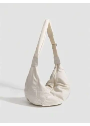 1pc Forest Style Men s Shoulder Bag Tote Bag Large Capacity Lightweight Diagonal Crossbody Dumpling Bag Casual Shoulder Boho Crescent Messenger Bag Nylon Backpack