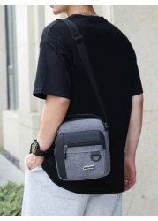 حقيبة كاجوال للرجال من القماش والكتان ، حقيبة كتف ، حقيبة ظهر ، حقيبة صغيرة ، حقيبة رسمية ، هدايا عطلة الشتاء ،