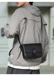 peach tree Peach Tree Men s Messenger Bag Shoulder Bag Crossbody Bag Business PU Waterproof Flap Box Bag Unisex Business Storage Bag Large Capacity To Keep Your Items Organized Suitable For Office Vin