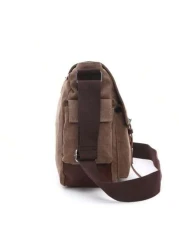 Vintage Leisure Cross Body Bag Messenger Bag With Shoulder Strap Multi Functional For Laptop Satchel Classic Briefcase For Commute Work Lightweight Anti Theft Gift For Father Husband Gift Shoulder Bag