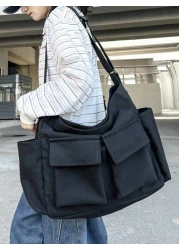 peach tree Peach Tree Tote Bag Men Shoulder Cloth Bag Shopping Bag Reusable Bag Travel Bag Suitable For University School Beach Travel Fall Christmas Shopping Laptop Bag Fitness Bag Black Multifunctio