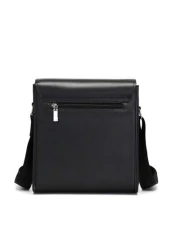 حقيبة جلد PU كتف متقاطعة موضة ، سعة كبيرة ، حقيبة كتف للعمل والسفر والأوقات الحرة ، مناسبة للذكور ، حقيبة كتف عم