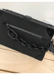 حقيبة كروسبودي حقيبة الكتف، لون المشمش/الأسود/البني، حقيبة أسلوب مرتفع، حقيبة صيفية مدرسية لأثناء العطلة، مق