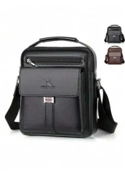 1 Pc Breathable And Durable Men s Shoulder Bag Men s Retro Large Capacity Crossbody Bag Men s Backpack Men s Briefcase Vintage Messenger Bag Casual Shoulder Satchel With Postman Style