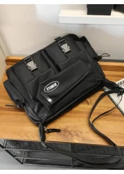 Large Capacity Fashion Crossbody Bag Solid Color Versatile Shoulder Tote Bag Minimalist Casual Water Resistant Suitable For Shopping Work Commuting Etc Sling Bag For Men Messenger Bag