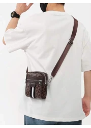 حقيبة كروس بدي خفيفة الوزن للرجال لقراءة الهاتف ، حقيبة كتف صغيرة للاستخدام في الأماكن المفتوحة ، مناسبة للعو