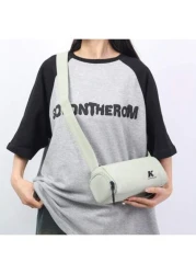 New Fashionable Versatile Men s Diagonal Shoulder Bag Sports Backpack Collegiate Style