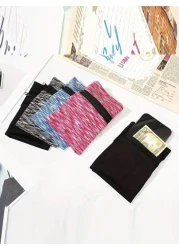 1 Pc Wrist Wallet With Zipper Breathing Arm Phone Bag Mini Coin Purse For Outdoor Sports And Travel Accessories