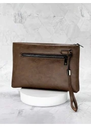 Men s Casual Clutch Bag Large Capacity Business Vintage Envelope Underarm Bag Multi Function Handbag