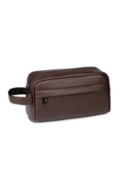 New Men s PU Leather Business Casual Clutch Bag Large Capacity Fashion Versatile Wristlet Suitable For Shopping Short Distance Travel