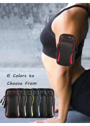 1PC Universal Waterproof Mobile Phone Arm Bag With Double Layer Zipper The Perfect Outdoor Sports Arm Bag For Men Women Adjustable Band For Running Hiking Cycling More Securely Store Your Mobile Phone