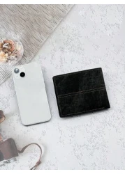 HOVI'S محفظة رجالية قصيرة - حاملة بطاقات متعددة أنيقة وقابلة للحمل لشباب الرجال