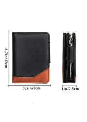 New Arrival Men s Retro Lightweight Short Wallet With Multiple Card Slots For Daily Use Men Bag For Men Men Wallet Hand Bag Men Travel Winter Purse Wash Bag Old Money Vacation Vintage Coin Purse Leath