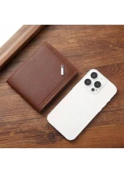 Men s Short Wallet Cross Border Large Capacity Business Casual Bifold Wallet Multi Function Young Cardholder Ultra Thin New Wholesale Soft Leather