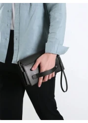 gorchis New Style Clutch Bag With Multiple Pockets Code Lock Anti Theft Design Large Capacity Business Casual Handbag Long Wallet Multi Purpose Quality Handheld Bag For Books Clutch Bag Light Business