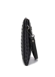 Braiding Style Men PU Leather Wallet Purse Money Credit Card Holders Men Wallet Money Bag Business Casual Handbag Wristlet Bag Underarm Bag Envelope Bag Square Bag Student Travel Winter Large Capacity