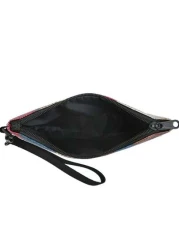 حقيبة يد صغيرة مربعة للرجال، حقيبة يد بخياطة عصرية، نمط راقي لحقيبة المعصم