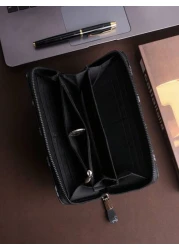 HOVI S Multi Functional Business Men s Clutch Bag Large Capacity Double Zipper Design With Card Slots Ideal Gift For Men On Holidays Anniversaries