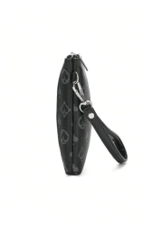 حقيبة طقم محمولة بطبعة PU للرجال، حقيبة تعليق باليد