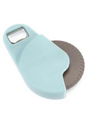 Cuisine Art Pizza Cutter With Bottle Opener Blue