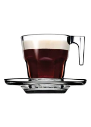 Pasabahce Casablanca Espresso Cup And Saucer Set 70ml 12 PCS