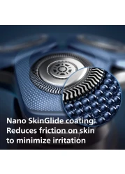 Philips Shaver Series 7000 - Wet &amp; Dry Mens Electric Shaver with SkinIQ Technology, Pop-up Trimmer, Charging Stand, Travel Case and Cleaning Brush (Model S7887