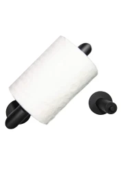 GINGER 4608PN Kubic DoublePost Toilet Paper Holder Polished Nickel