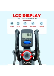 Sparnod Fitness SOB-11000 Dual Orbitrek Elliptical Cross Trainer Cum Exercise Cycle Machine