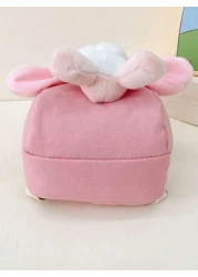 قطعة واحدة حقيبة ظهر مصغرة بطابع الأرنب الكرتوني، ناعمة وجذابة بألوان حلوى، مناسبة لرحلات رياض الأطفال والاس