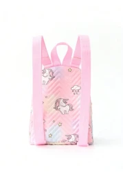 Girls Rainbow Quilted Design Novelty Bag