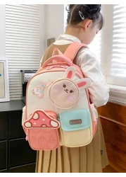 Kindergarten Schoolbag Female Small Medium And Large Class Boys Light Weight Loss And Spine Protection Children 3 6 Years Old Cartoon Cute Shoulder Back