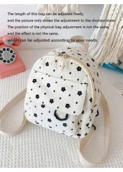 Cute And Sweet Corduroy Lightweight Large Capacity Backpack Perfect For Traveling Spring Outings Going To School Or As A Small Bag Print Location Is Random School Bag Bag Backpack Mini Backpack Bag Sc