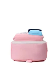 Kids New Cute Cartoon Pattern Print Color Block Nylon Backpack Versatile Large Capacity Zipper Closure Outdoor Travel Vacation Backpacks Lightweight Casual Multi Pocket Campus Bookbag For Kindergarten