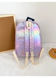 Children s college style large capacity laser backpack is suitable for daily travel travel school