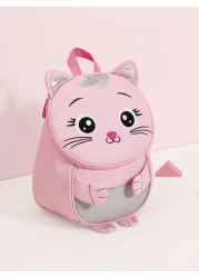 Cartoon Animal Shaped Kids Backpack With Shoulder Straps