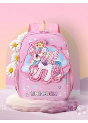 حقيبة ظهر بوني لطيفة للبنات خفيفة الوزن للغاية، حقيبة ظهر أنيقة للحماية الظهر لموسم العودة للمدرسة، حقيبة