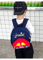 Cartoon Car shaped Kids Backpack For Children Aged 3 5 In Kindergarten And Primary School Boys Schoolbag