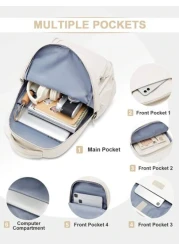 New School Backpack Laptop Backpack Fits 14 15 6 Inch Notebook For Girl Boy Lightweight Durable School Bookbag Water Resistant Schoolbag Book Bag