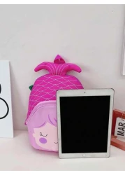 1pc Girls Mermaid Design Backpack