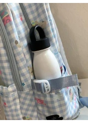 1pc New Fashionable Backpack Color Blocking Cute Versatile Highly Attractive Student Bookbag Casual Large Capacity No Pendant