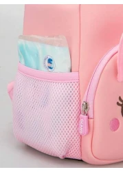 Cute Rabbit Cartoon Backpack For Girls Pink Mini School Bag